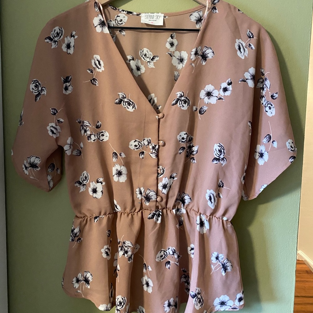 Pink blouse